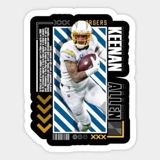 Keenan Allen Paper Poster Version 10 Sticker